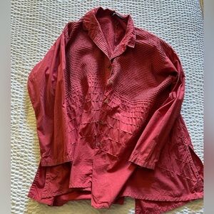 Yacco Maricard Cotton Broad Shirt 2 red cotton
